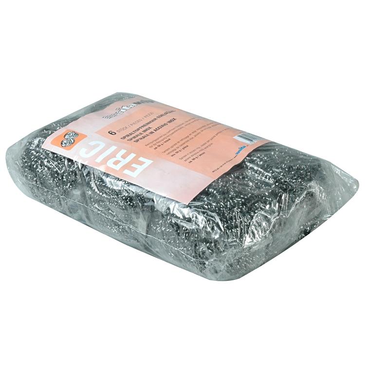 Boule inox Eric spirale recurer pqt 6pce WEITACLEAN