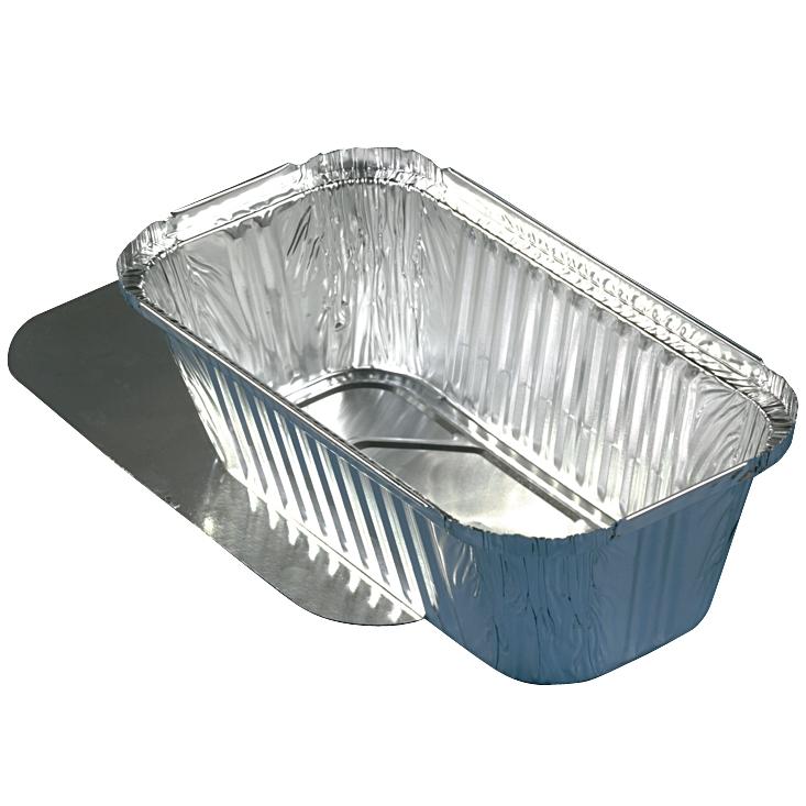 Recipient barquette alu a/couv 1L bte 25pce PAPSTAR