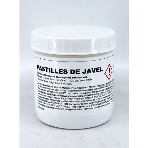 Pastilles de Javel 150 past par bte IDEAL CHIMIC