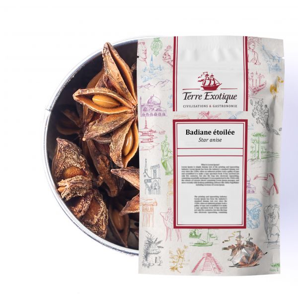 Badiane / Anis etoile sac 500g TERRE EXOTIQUE