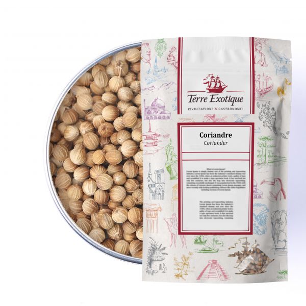 Coriandre en grain sac 500g TERRE EXOTIQUE 