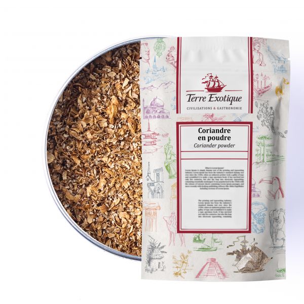 Coriandre en poudre sac 500g TERRE EXOTIQUE 