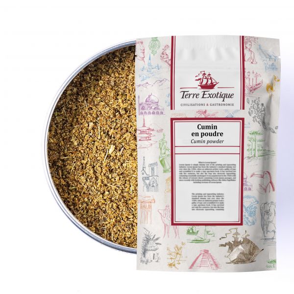 Cumin en pdre bte 500g TERRE EXOTIQUE 