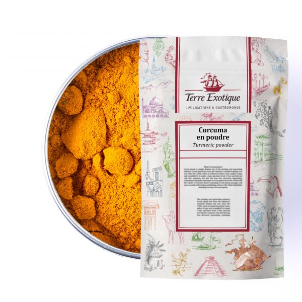Curcuma en poudre sac 500g TERRE EXOTIQUE 