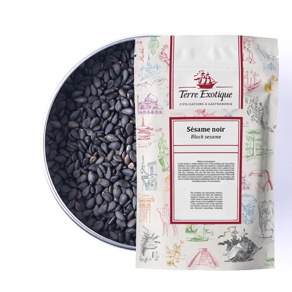 Graine de sesame noir sac 500g TERRE EXOTIQUE