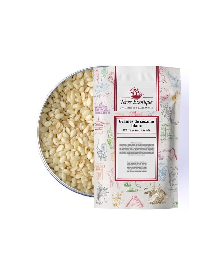 Graine de sesame blanc sac 500g TERRE EXOTIQUE 