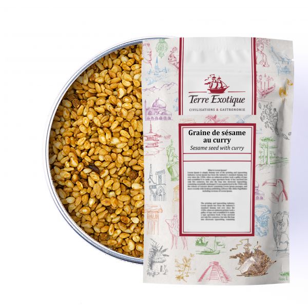 Graine de sesame curry sac 500g TERRE EXOTIQUE 