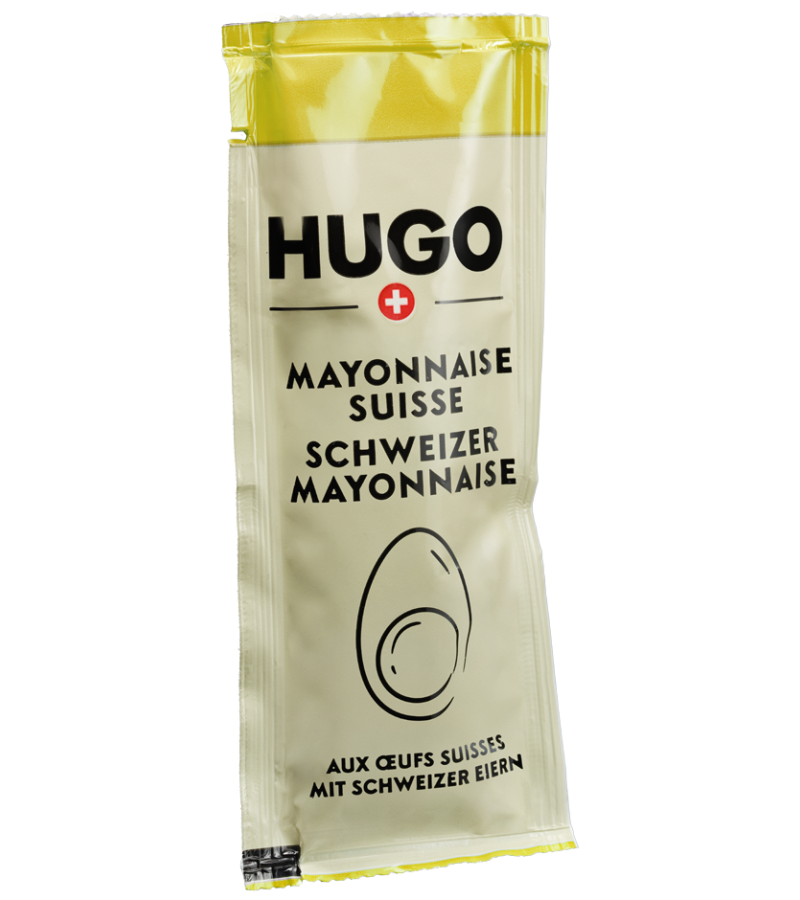 Mayonnaise suisse sac col 17g HUGO