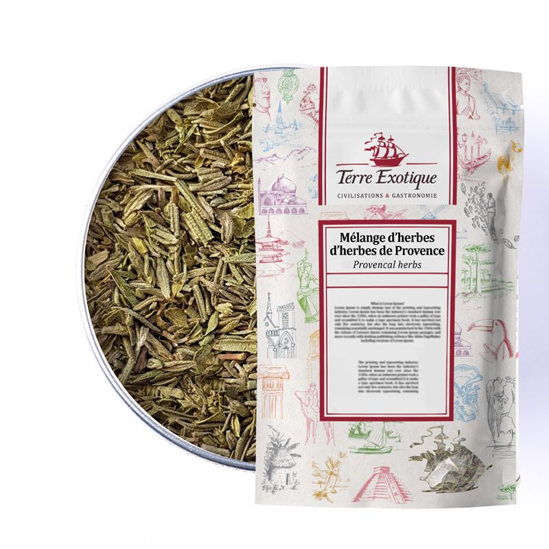 Melange herbes de Provence française sac 250g TERRE EXOTIQUE 