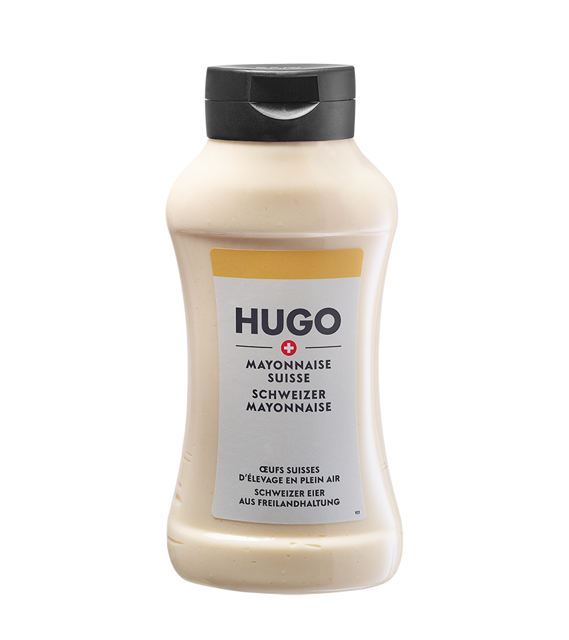 Mayonnaise suisse sqz btl 450g HUGO