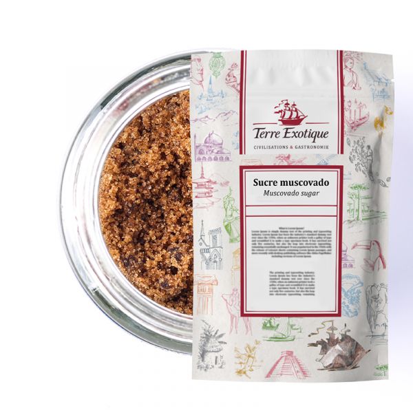 Sucre de canne muscovado sac 1Kg TERRE EXOTIQUE