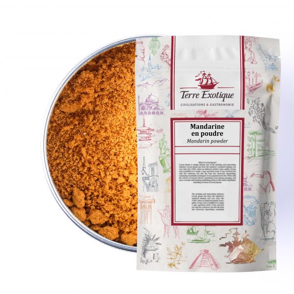 Mandarine en poudre sac 250g TERRE EXOTIQUE