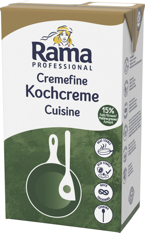 Creme 15% MG brq 1L Cremefine RAMA