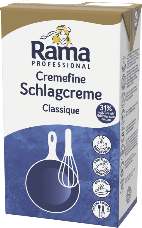 Creme a fouetter 31% MG brq 1L Cremefine RAMA