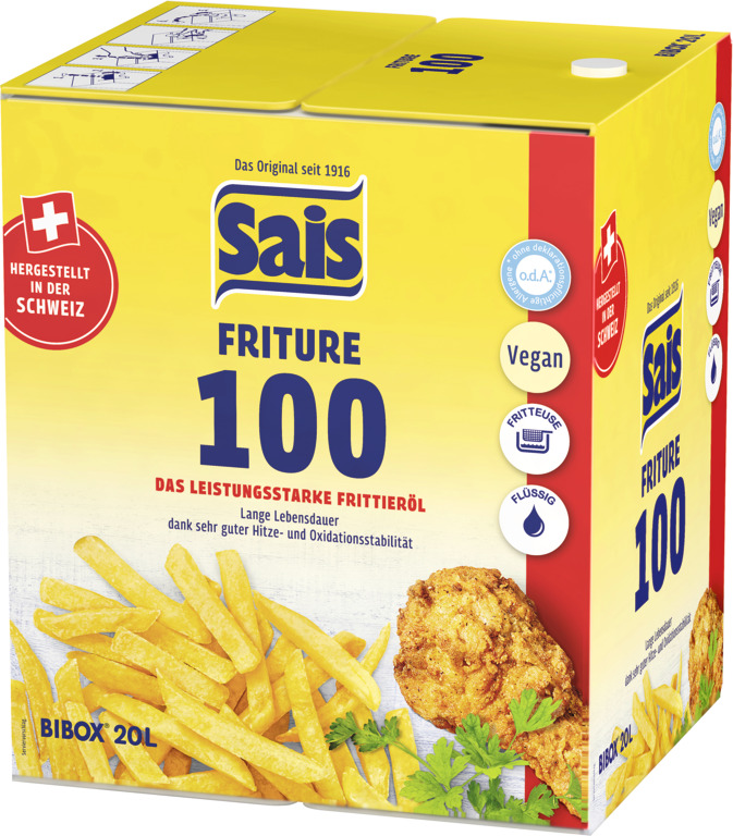 Huile de friture 100 bib 20L SAIS