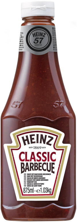 Sauce barbecue bbq btl 875mL HEINZ