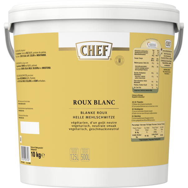 Roux blanc sea 10Kg CHEF