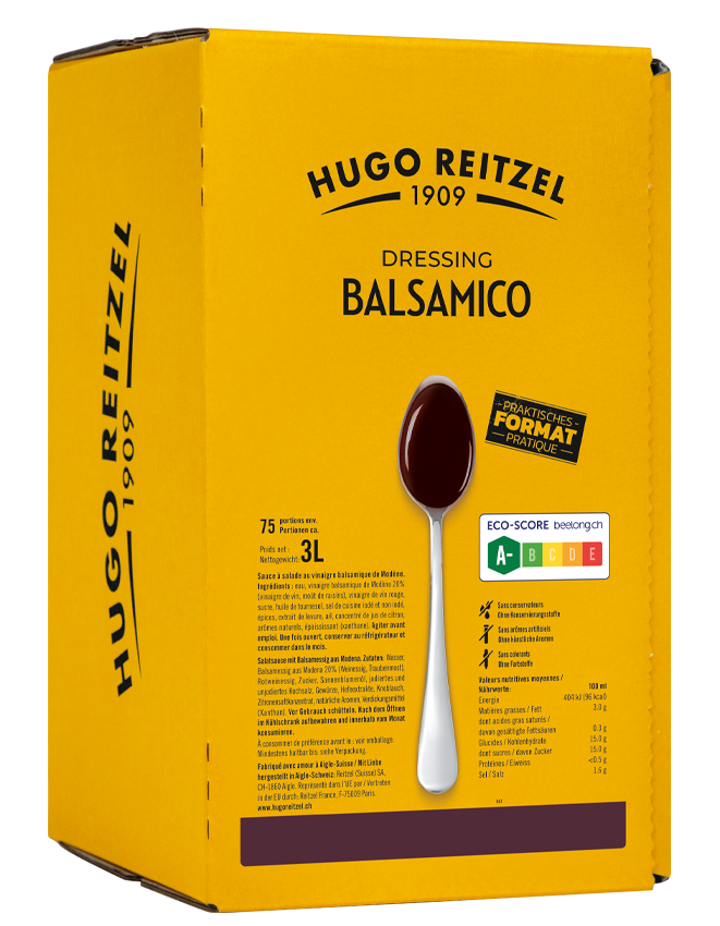 Balsamico Dressing ecopack bib 3 L HUGO REITZEL