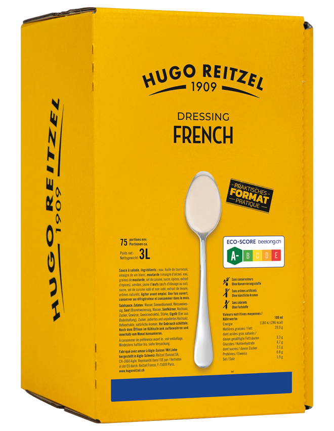 French Dressing ecopack bib 3 L HUGO REITZEL