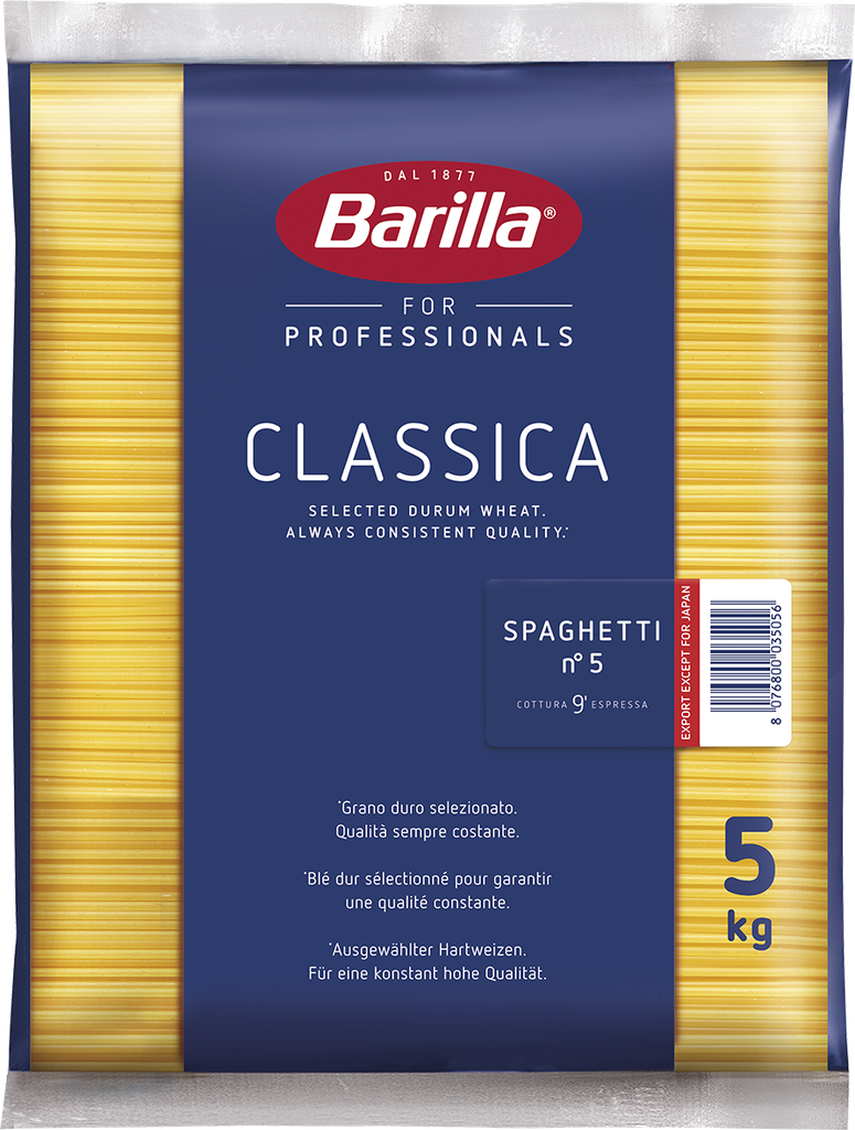 Spaghetti n5 sac 5Kg BARILLA