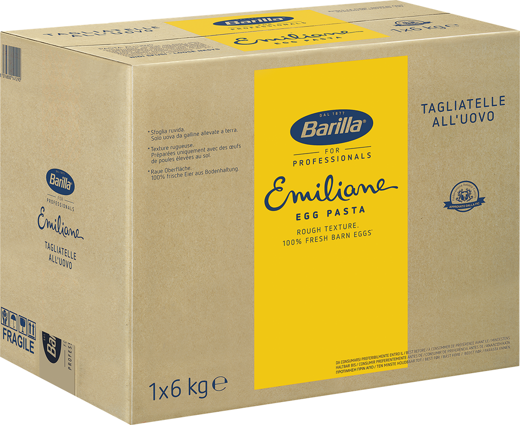 Tagliatelle aux oeufs Emiliane crt 6Kg BARILLA