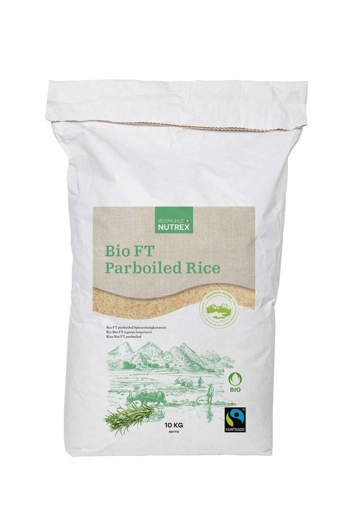 Riz long grain parboiled bio 10Kg REISMUHLE
