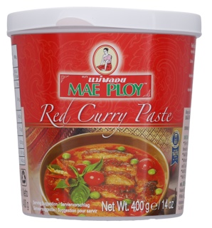 Pate de curry rouge bte 400g MAE PLOY