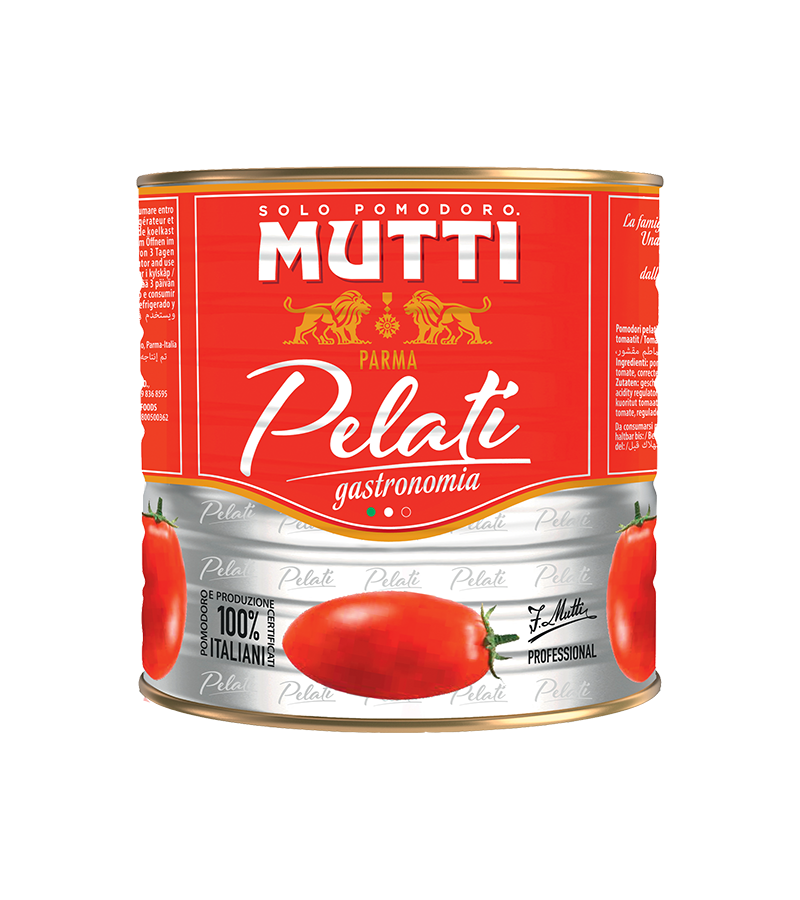 Tomates pelees Pelati bte 2,5Kg 3/1 MUTTI