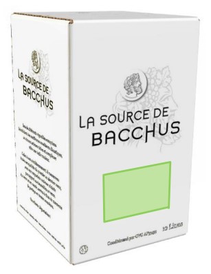 Vin blanc UE 11% vol bib 10L LA SOURCE DE BACCHUS