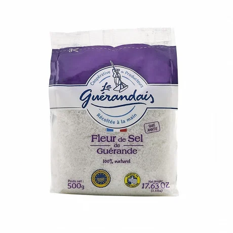 Fleur de sel de Guerande IGP sac 500g LE GUERANDAIS