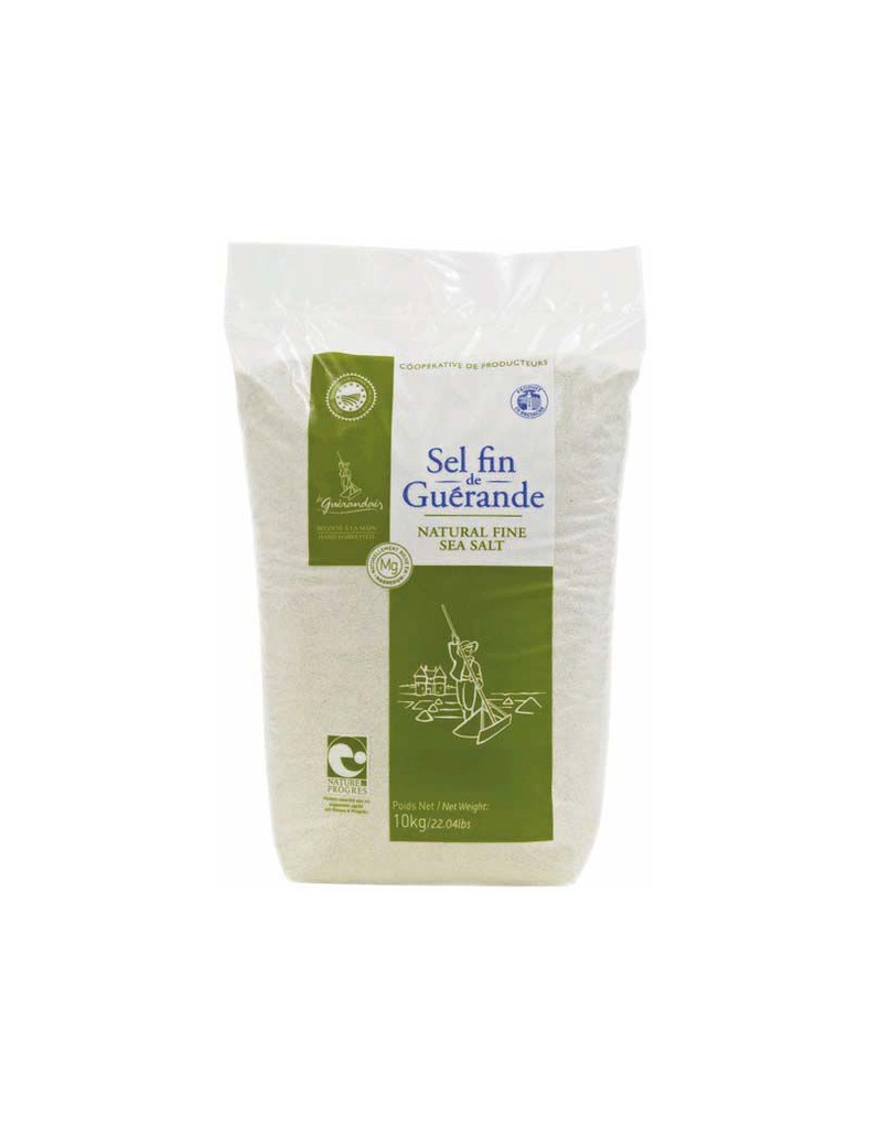Sel fin de Guerande sac 10Kg LE GUERANDAIS
