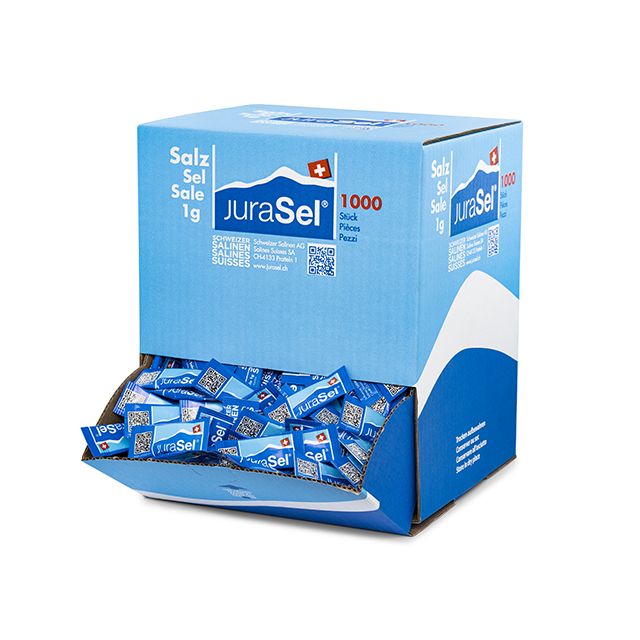 Sel fin dosettes sac 1g x1000 JURASEL