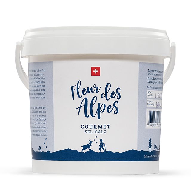 Sel fleur des Alpes sea 1Kg SALINES SUISSES