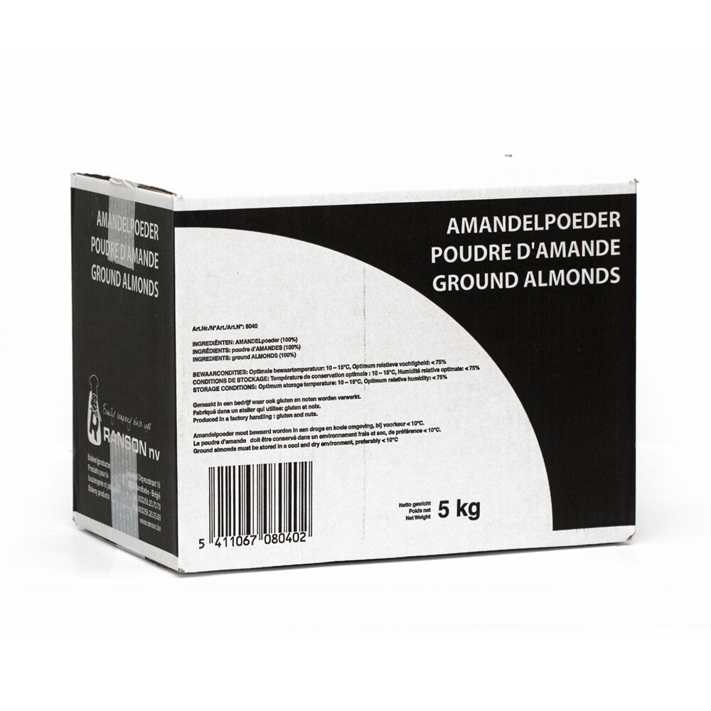 Poudre d'amande blanche extra fine crt 5Kg RANSON