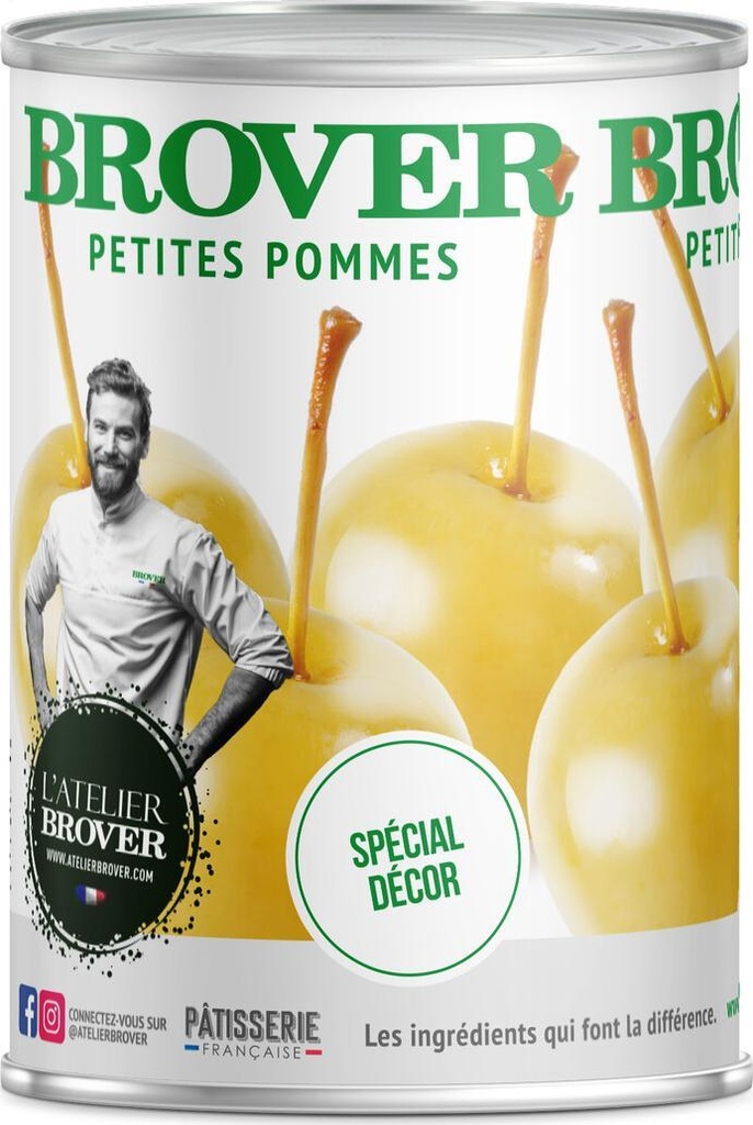 Mini pommes entieres bte 400g BROVER