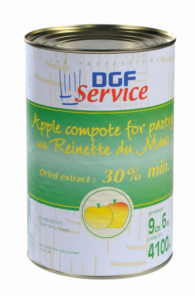 Compote de pommes 30% bte 4,5Kg 5/1 DGF SERVICE
