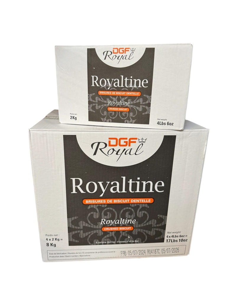 Brisure de biscuit Royaltine bte 2Kg DGF ROYAL