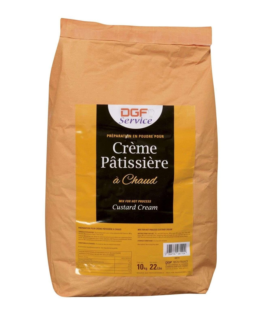 Creme patissiere a chaud sac 10Kg DGF SERVICE