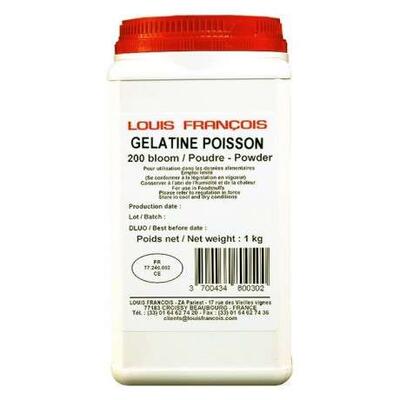 Gelatine poisson en poudre bte 1Kg LOUIS FRANCOIS