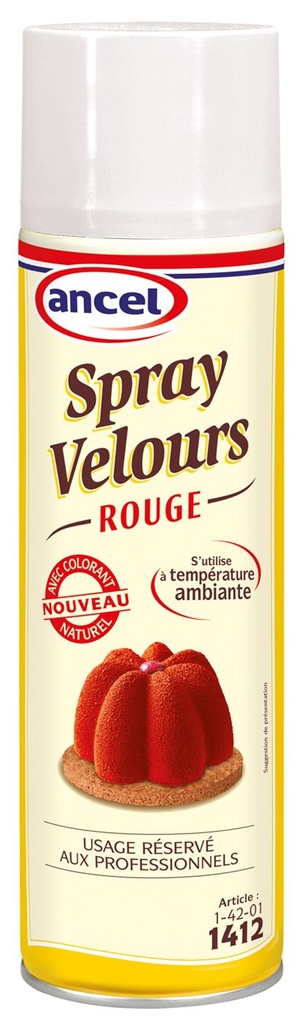 Spray velours rouge 500mL ANCEL