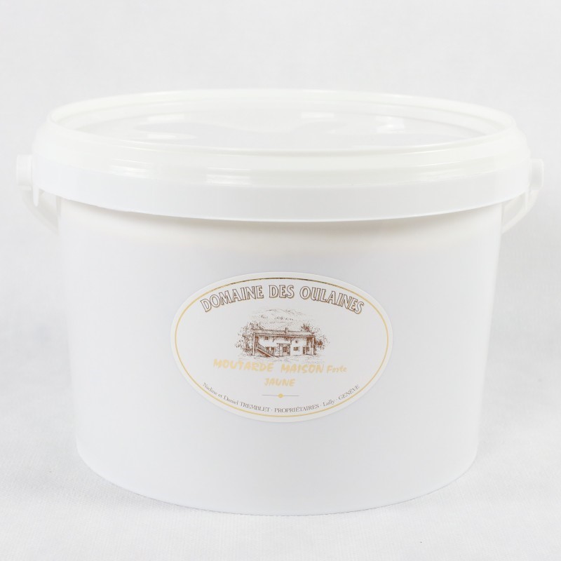 Moutarde grain jaune forte GRTA sea 2,5Kg DOMAINE DES OULAINES