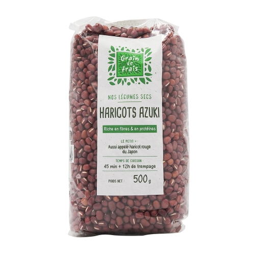 Haricots azuki pqt 500g GRAIN DE FRAIS