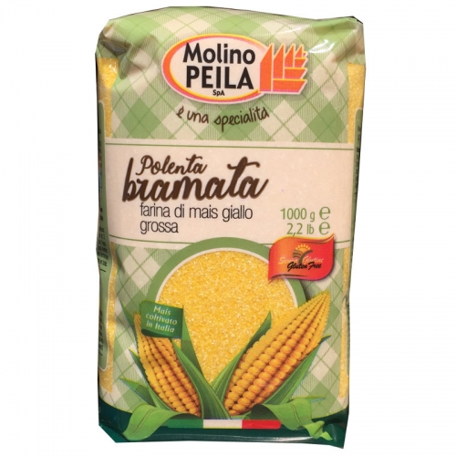Polenta bramata moyenne pqt 1Kg MOLINO PEILA