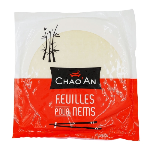 Feuilles rouleaux de printemps / nems pqt 400g CHAO AN