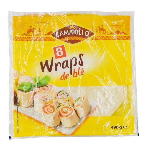 Wrap tortillas 25cm pqt 490g CAMARILLO
