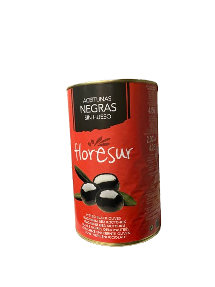Olives noires s/noyau bte 4Kg 5/1 FLORESUR