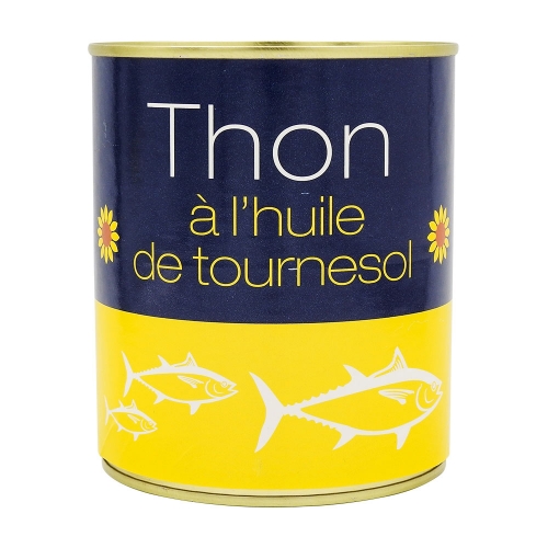 Thon a l'huile de tournesol bte 600g x12