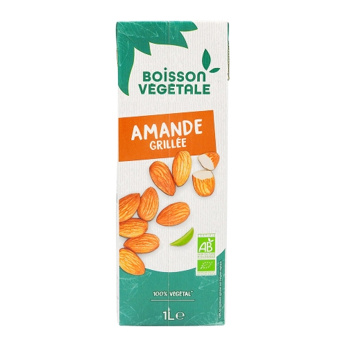 Boisson vegetale aux amandes grillees bio brq 1L 