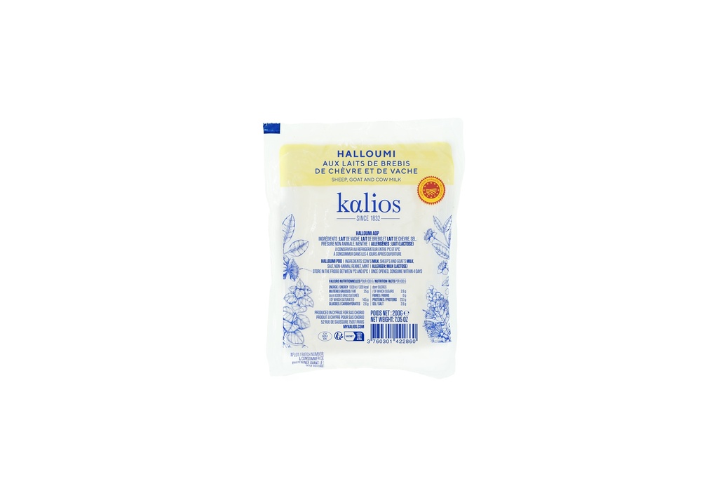 Halloumi AOP bloc sac 200g KALIOS