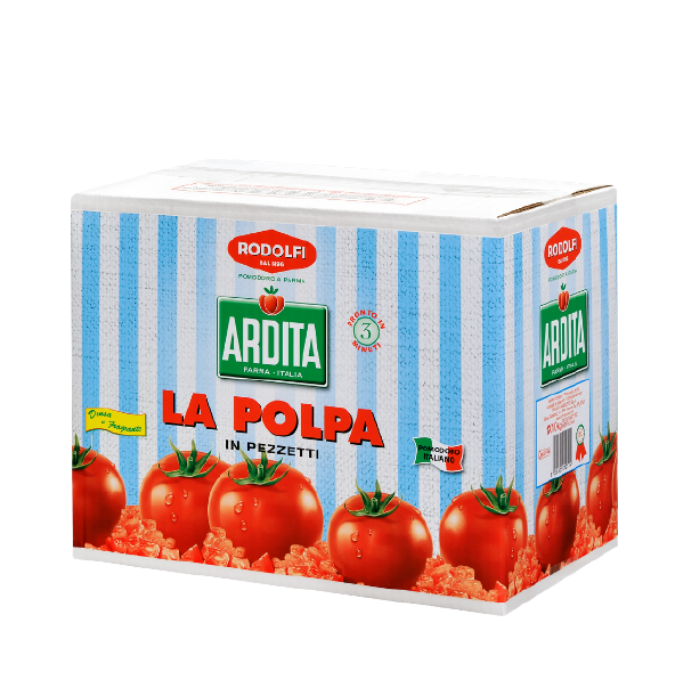Tomates concassees fines La Polpa bib 15Kg ARDITA